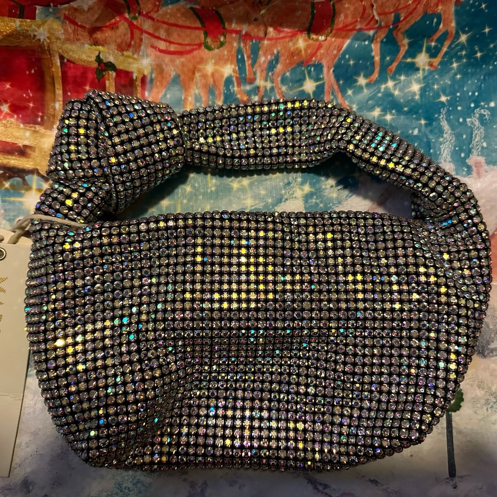 Madison West Los Angeles rhinestone bag